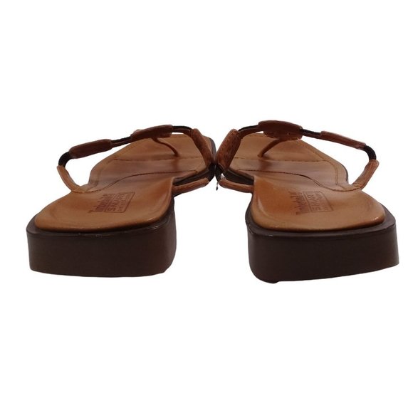 Timberland Smart Comfort System Women's Leather Thong Flat Sandals Size 11M - Picture 11 of 15